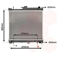 VAN WEZEL radiator, engine cooling 52002109 - Car cooler