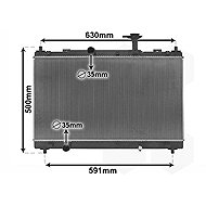 VAN WEZEL radiator, engine cooling 52012702 - Car cooler