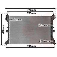 VAN WEZEL radiator, engine cooling 52012703 - Car cooler