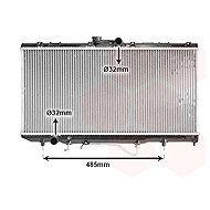 VAN WEZEL radiator, engine cooling 53002146 - Car cooler