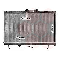 VAN WEZEL radiator, engine cooling 53002147 - Car cooler