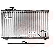 VAN WEZEL radiator, engine cooling 53002219 - Car cooler