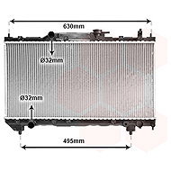 VAN WEZEL radiator, engine cooling 53002237 - Car cooler