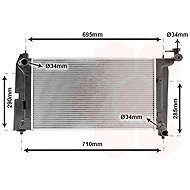 VAN WEZEL radiator, engine cooling 53002289 - Car cooler