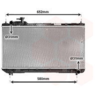 VAN WEZEL radiator, engine cooling 53002297 - Car cooler
