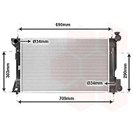 VAN WEZEL radiator, engine cooling 53002332 - Car cooler