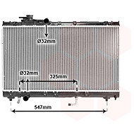 VAN WEZEL radiator, engine cooling 53002350 - Car cooler
