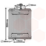 VAN WEZEL radiator, engine cooling 53002360 - Car cooler