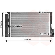 VAN WEZEL radiator, engine cooling 53002397 - Car cooler