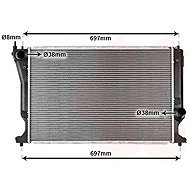 VAN WEZEL radiator, engine cooling 53002398 - Car cooler