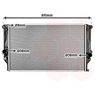 VAN WEZEL radiator, engine cooling 53002401 - Car cooler