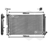 VAN WEZEL radiator, engine cooling 53002403 - Car cooler