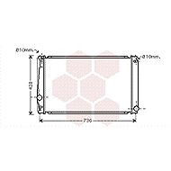 VAN WEZEL radiator, engine cooling 53002419 - Car cooler