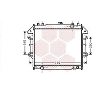 VAN WEZEL radiator, engine cooling 53002430 - Car cooler