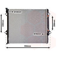 VAN WEZEL radiator, engine cooling 53002478 - Car cooler