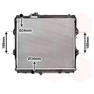 VAN WEZEL radiator, engine cooling 53002492 - Car cooler