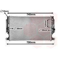 VAN WEZEL radiator, engine cooling 53002704 - Car cooler