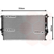 VAN WEZEL radiator, engine cooling 53002715 - Car cooler