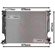 VAN WEZEL radiator, engine cooling 53002717 - Car cooler