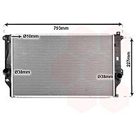 VAN WEZEL radiator, engine cooling 53012705 - Car cooler