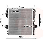 VAN WEZEL radiator, engine cooling 53012708 - Car cooler