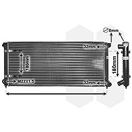 VAN WEZEL radiator, engine cooling 58002041 - Car cooler