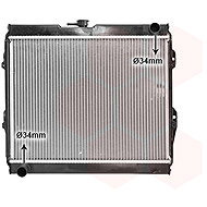 VAN WEZEL radiator, engine cooling 58002090 - Car cooler