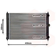 VAN WEZEL radiator, engine cooling 58002092 - Car cooler