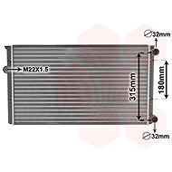 VAN WEZEL radiator, engine cooling 58002105 - Car cooler
