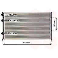 VAN WEZEL radiator, engine cooling 58002115 - Car cooler