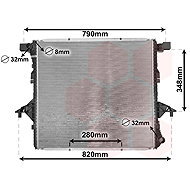 VAN WEZEL radiator, engine cooling 58002363 - Car cooler