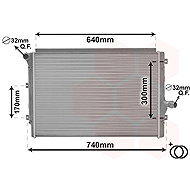 VAN WEZEL radiator, engine cooling 58012208 - Car cooler