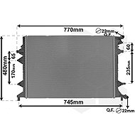 VAN WEZEL radiator, engine cooling 58012714 - Car cooler