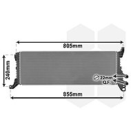 VAN WEZEL radiator, engine cooling 58012723 - Car cooler