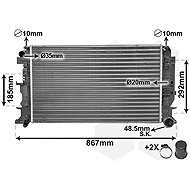 VAN WEZEL radiator, engine cooling 58012735 - Car cooler