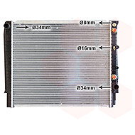 VAN WEZEL radiator, engine cooling 59002062 - Car cooler