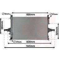 VAN WEZEL radiator, engine cooling 59002114 - Car cooler