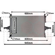 VAN WEZEL radiator, engine cooling 59002115 - Car cooler