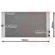 VAN WEZEL radiator, engine cooling 59002141 - Car cooler