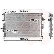 VAN WEZEL radiator, engine cooling 59002187 - Car cooler