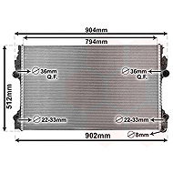 VAN WEZEL radiator, engine cooling 74012702 - Car cooler