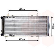 VAN WEZEL radiator, engine cooling 76002004 - Car cooler