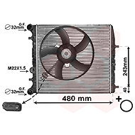 VAN WEZEL radiator, engine cooling 76002013 - Car cooler
