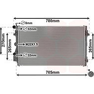 VAN WEZEL radiator, engine cooling 76002021 - Car cooler