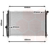 VAN WEZEL radiator, engine cooling 81002067 - Car cooler