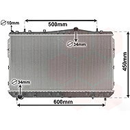 VAN WEZEL radiator, engine cooling 81002073 - Car cooler