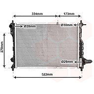VAN WEZEL radiator, engine cooling 81002075 - Car cooler