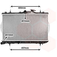 VAN WEZEL radiator, engine cooling 82002047 - Car cooler