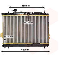 VAN WEZEL radiator, engine cooling 82002097 - Car cooler
