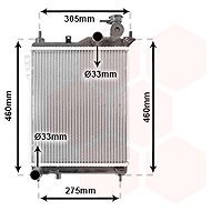 VAN WEZEL radiator, engine cooling 82002099 - Car cooler